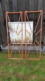 Sier hekwerken 2.stuks, Tuin en Terras, Tuinhekken en Hekwerk, Ophalen, Zo goed als nieuw, IJzer, Sierhekwerk