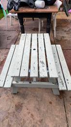 Kinderpicknicktafel, Tuin en Terras, Gebruikt, Rechthoekig, Hout, Ophalen