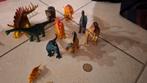 10 dinoos dinosauriërs triceratops tirannosaurus Rex stegosa, Ophalen of Verzenden, Overige soorten, Beeldje of Figuurtje
