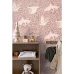 Esta behang zwanen/vogels/reigers, Huis en Inrichting, Stoffering | Behang, Verzenden, Minder dan 10 m²
