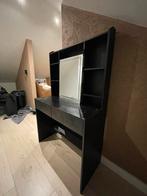 Make-up tafel zwart, Huis en Inrichting, Tafels | Kaptafels, Ophalen, Gebruikt, 100 tot 150 cm, 150 tot 200 cm