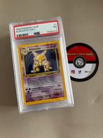Pokémon base set alakazam psa 7, Verzenden, Zo goed als nieuw, Losse kaart