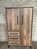 Te koop Houten kledingkast met lades, Huis en Inrichting, Kasten | Kledingkasten, Gebruikt, 100 tot 150 cm, Ophalen of Verzenden