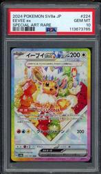 Eevee ex [SAR] PSA 10 - 224/187 - Japanese Terastal Festival, Ophalen of Verzenden, Zo goed als nieuw, Losse kaart