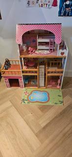 Houten poppenhuis, Ophalen, Gebruikt, Poppenhuis