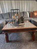 Salon tafel  indisch hout 90x90x45h cm, Huis en Inrichting, Tafels | Salontafels, Ophalen, 100 tot 150 cm, 50 tot 100 cm, Minder dan 50 cm