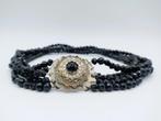 5 Strengen met gitten aan een zilveren slot, klederdracht., Sieraden, Tassen en Uiterlijk, Antieke sieraden, Verzenden, Zilver