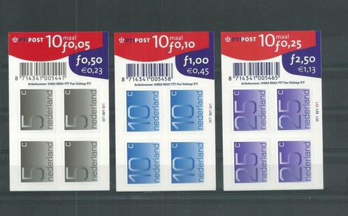 Nederland 2001, NVPH V1108b t/m V1110b, Postfris., Postzegels en Munten, Postzegels | Nederland, Postfris, Na 1940, Verzenden
