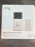 Ring Battery Doorbell + Chime - Nieuw in doos!, Doe-het-zelf en Verbouw, Alarmsystemen, Beweging, Nieuw, Ophalen of Verzenden