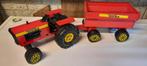 grote Tonka tractor met aanhanger, Ophalen of Verzenden, Gebruikt, 1:9 t/m 1:12, Overige typen