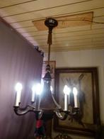 antieke art deco luster 20er jaren xl hout, Antiek en Kunst, Ophalen