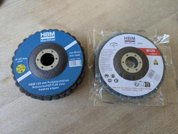 Schuurschijven voor haakse slijper 125mm beschikbaar voor biedingen