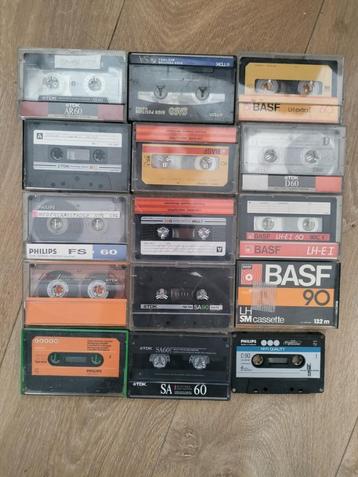 cassettebandjes 15x beschikbaar voor biedingen