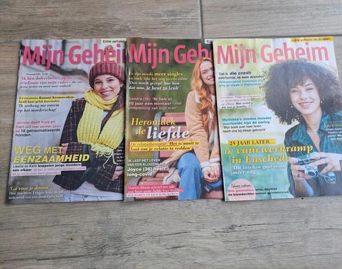 3x Mijn Geheim, Boeken, Tijdschriften en Kranten, Gelezen, Damesbladen, Ophalen of Verzenden