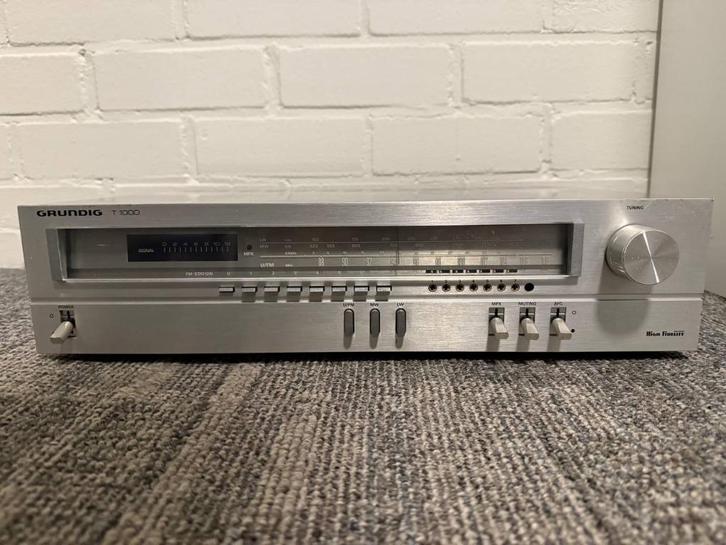 Grundig T-1000 FM/AM tuner, Audio, Tv en Foto, Tuners, Gebruikt, Analoog, Ophalen