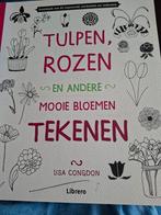 Tulpen en rozen mooie bloemen tekenen, Ophalen of Verzenden, Zo goed als nieuw, Boek of Gids