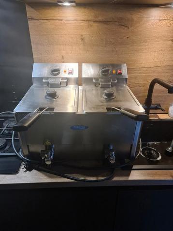 Dubbele Maxima Friteuse (2x8L) - Professioneel beschikbaar voor biedingen
