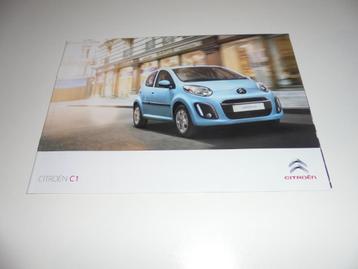 brochure Citroen C1  2012 beschikbaar voor biedingen