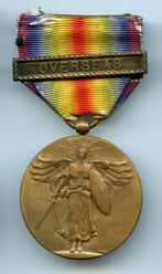 WO1 US Victory Medal met "Overseas" Clasp (Wrap Brooch), Ophalen of Verzenden, Marine, Amerika, Lintje, Medaille of Wings