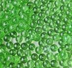 Kilo groene ronde glas kralen 9 mm, Hobby en Vrije tijd, Kralen en Sieraden maken, Verzenden, Nieuw, Kraal