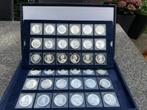 Ons Koningshuis 36 penningen zilver, Ophalen of Verzenden, Zilver, Nederland
