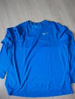 Nike shirt lange mouw xxl, Blauw, Ophalen of Verzenden, Zo goed als nieuw, Hardlopen of Fietsen