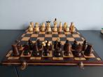 Schaakspel schaken schaakstukken koffer, Gebruikt, Ophalen of Verzenden