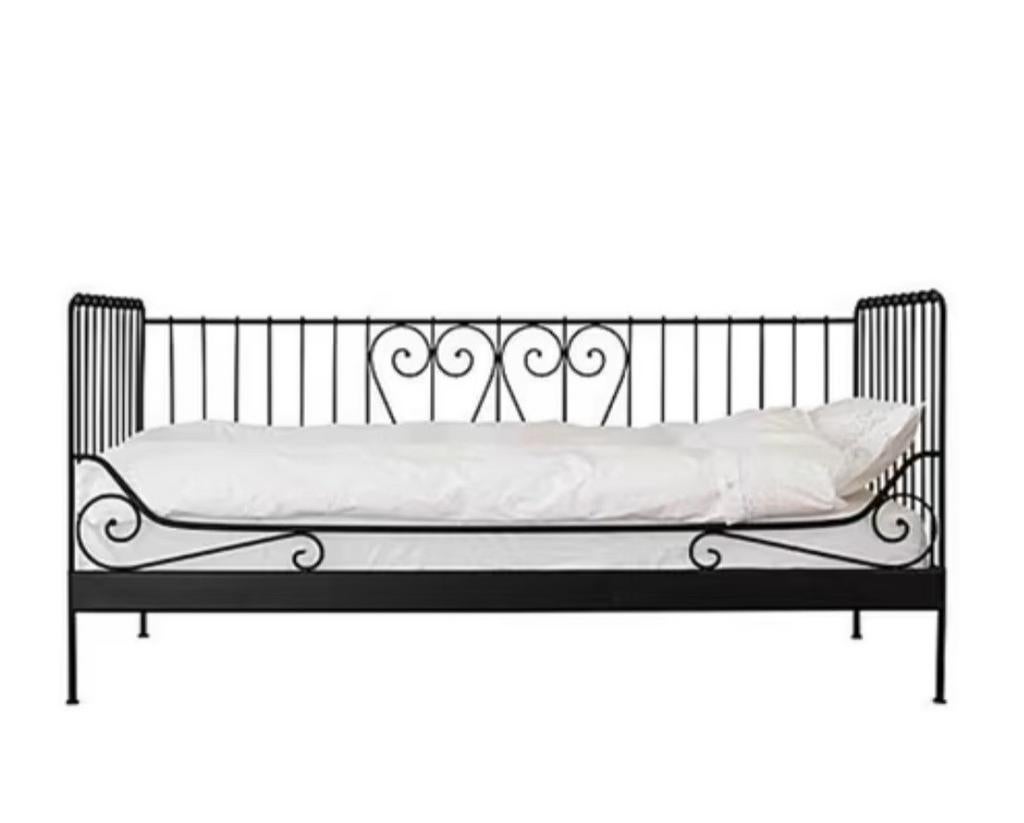 Ikea Meldal Bedbank - Metaal, Huis en Inrichting, Slaapkamer | Bedden, Gebruikt, Eenpersoons, Metaal, Ophalen of Verzenden