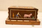 Vintage houten Sigarendoos 47516, Ophalen of Verzenden, Gebruikt, Tabaksdoos of Verpakking