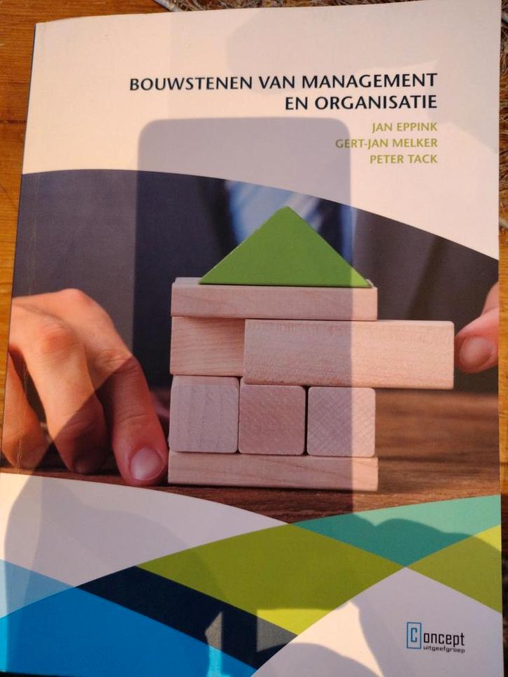 Bouwstenen van Management en Organisatie, Boeken, Economie, Management en Marketing, Gelezen, Management, Ophalen of Verzenden