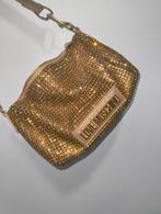 LOVE MOSCHINO Gold mini bling bling shoulder bag- crystal, Sieraden, Tassen en Uiterlijk, Tassen | Damestassen, Ophalen of Verzenden