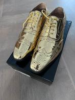 Gouden schoenen maat 41, Zo goed als nieuw, Veterschoenen, Ophalen, Overige kleuren