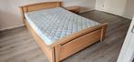 2 persoonsbed met 2 nachtkastjes, 140 cm, Zo goed als nieuw, Hout, Ophalen