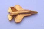 luchtvaart Goudkleurige metalen pin F-35 Ned Luchtmacht, Ophalen of Verzenden, Luchtmacht, Nederland, Miniatuur of Beeldje