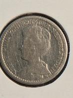 25 Cent 1912 Wilhelmina, Postzegels en Munten, Munten | Nederland, Zilver, 25 cent, Ophalen of Verzenden, Koningin Wilhelmina