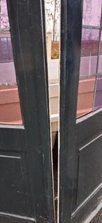 Originele Glas in lood tuindeuren jaren 20, Doe-het-zelf en Verbouw, Glas en Ramen, Ophalen, Gebruikt, Minder dan 80 cm, Glas in lood