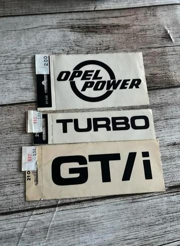 Opel stickers, gti, turbo sticker beschikbaar voor biedingen