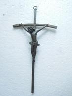 messing kruisbeeld 21 x 11 cm, Verzamelen, Ophalen of Verzenden, Gebruikt