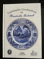 Vaderlandse Geschiedenis op Maastrichts Aardewerk gesigneerd, Ophalen of Verzenden, 20e eeuw of later, Zo goed als nieuw