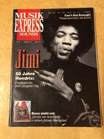 2 x Musik Express-Sounds Duits muziekblad Jimi Hendrix, Ophalen of Verzenden, Zo goed als nieuw, Algemeen