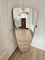 Vintage Mid Century 50s asymmetrische kristal spiegel, Huis en Inrichting, Woonaccessoires | Spiegels, .., Gebruikt, Ophalen of Verzenden