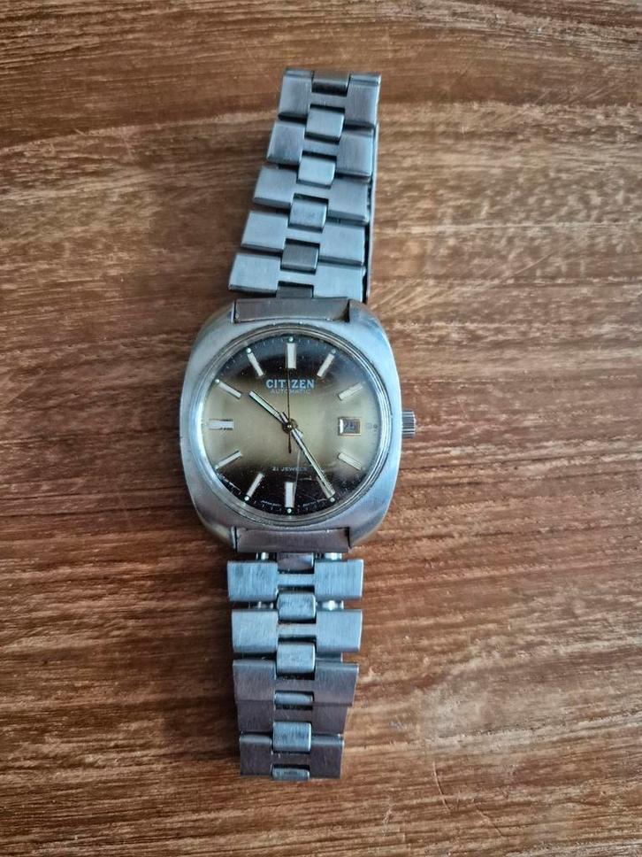 Vintage Citizen Automaat 21 jewels horloge, Sieraden, Tassen en Uiterlijk, Horloges | Antiek, Citizen, Staal, 1960 of later, Ophalen of Verzenden