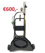 verrijdbare olievatpomp mobiele oliekar oliepomp pneumatisch, Verzenden, Nieuw