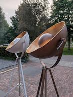 2x Industriële Vloerlamp Chicago (Made), Huis en Inrichting, Lampen | Vloerlampen, Ophalen, Zo goed als nieuw, Metaal, 150 tot 200 cm
