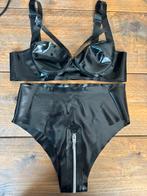 Set / Latex / Maat S, Kleding | Dames, Verzenden, Zwart, Setje