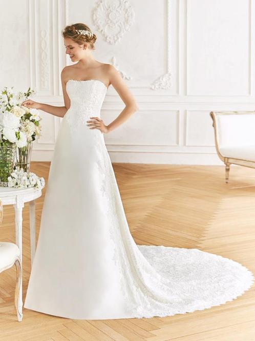 Trouwjurk (met sluier) - St. Patrick - La Sposa collectie, Kleding | Dames, Gelegenheidskleding, Zo goed als nieuw, Overige typen