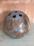 Keramiek bol vaas met 7 gaten. Atie Hafkenscheid koopmeiners, Ophalen, Blauw, Aardewerk of Porselein, Zo goed als nieuw