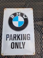 Leuk metalen BMW parkeerbord, Ophalen of Verzenden, Zo goed als nieuw