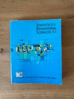 Statistics Behavioral Sciences (10)️❗️ INLEIDING STATISTIEK️, Ophalen of Verzenden, Zo goed als nieuw