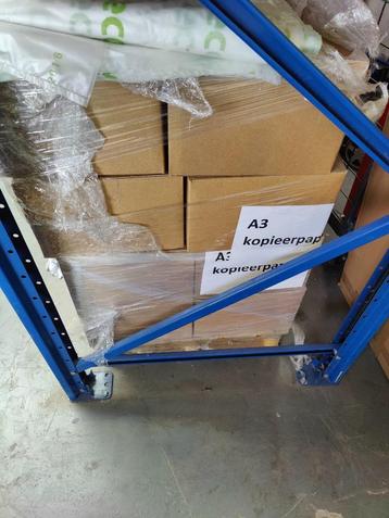 Pallet A3 kopieerpapier - 16 dozen a 1000 vel - 140 grams/m2